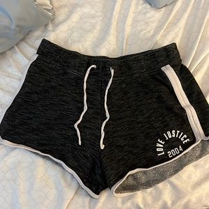 gray/ black shorts. size 14/16